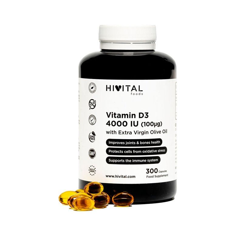 Hivital Vitamina D3 4000 iU 300 perlas-1