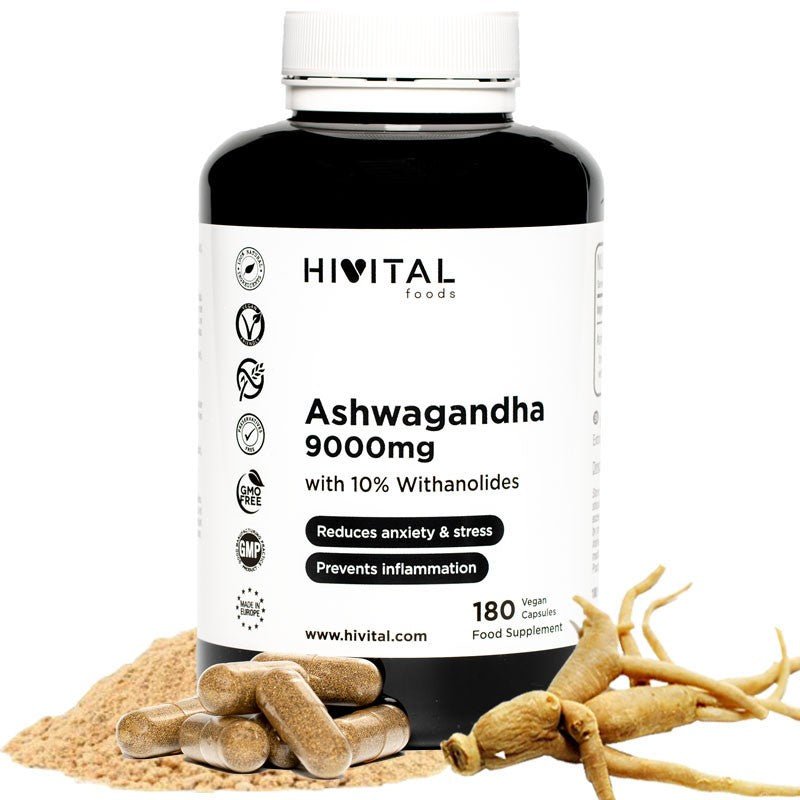 Hivital Ashwagandha 9000 mg 180 cápsulas-1