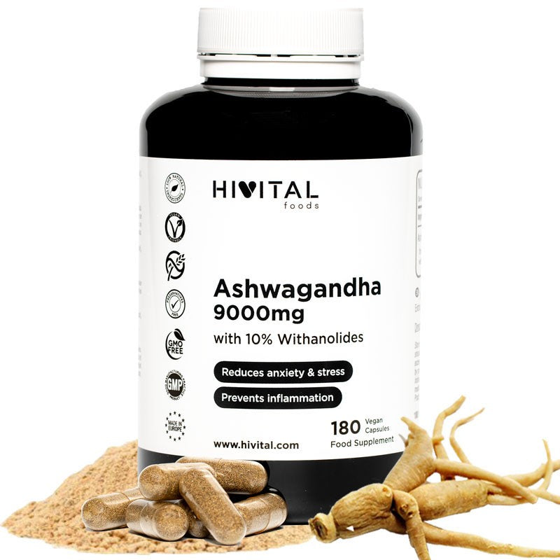 Hivital Ashwagandha 9000 mg 180 cápsulas-1