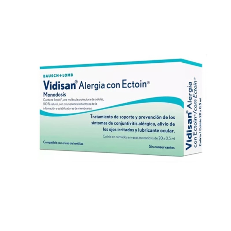 Vidisan Alergia con Ectoina Colirio 20 monodosis-1