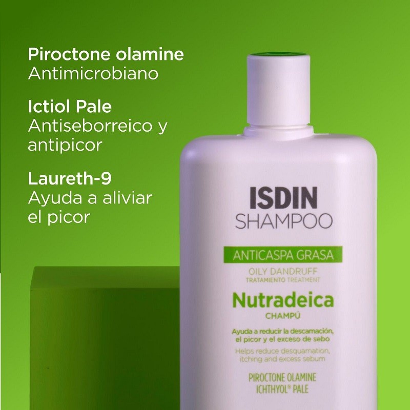 ISDIN Nutradeica Champú Anticaspa Grasa 200ML-3
