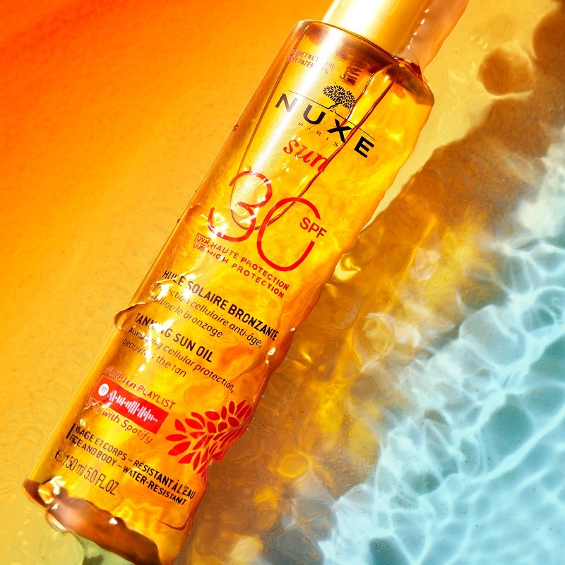 Nuxe Sun Aceite Bronceador Rostro y Cuerpo SPF 30 150ml-2