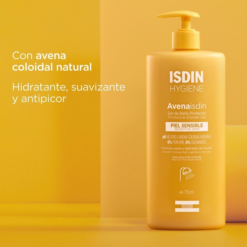 ISDIN Avena Syndet Líquido de Avena para Baño y Ducha 750ml-3