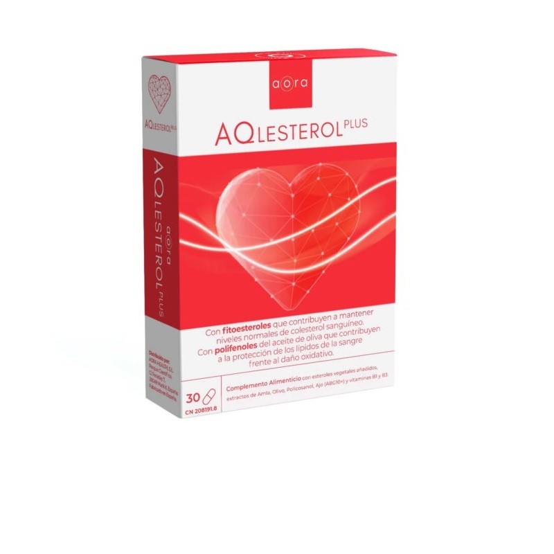 Aora Aqlesterol plus 30 cápsulas-1