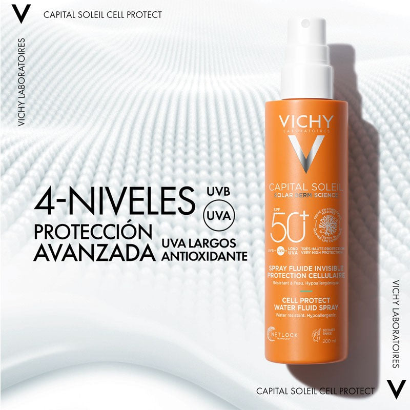 VICHY Capital Soleil Spray Fluido Invisible SPF50+ (200ml)-7