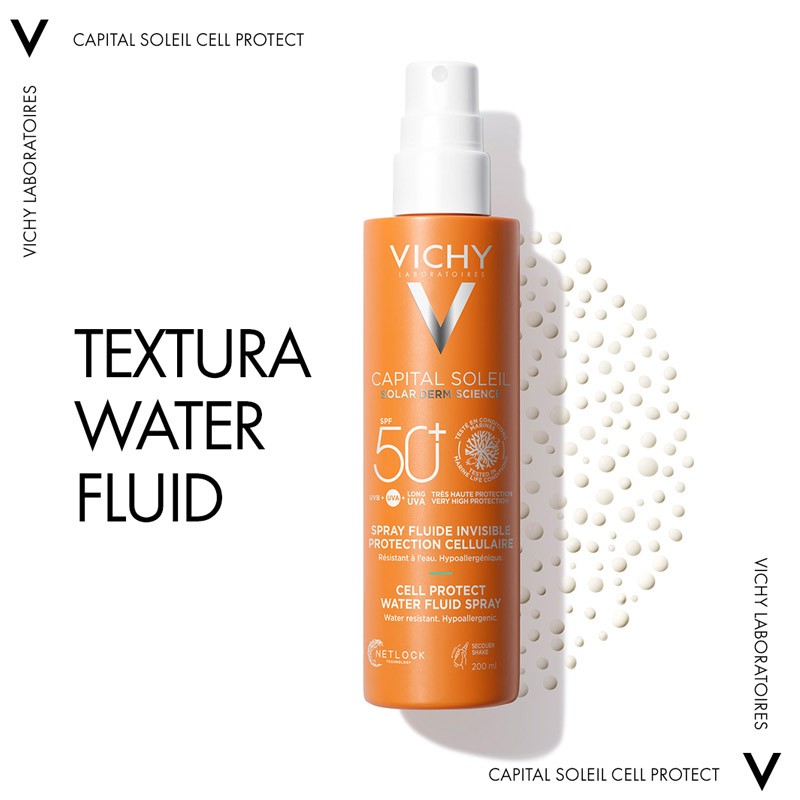 VICHY Capital Soleil Spray Fluido Invisible SPF50+ (200ml)-6