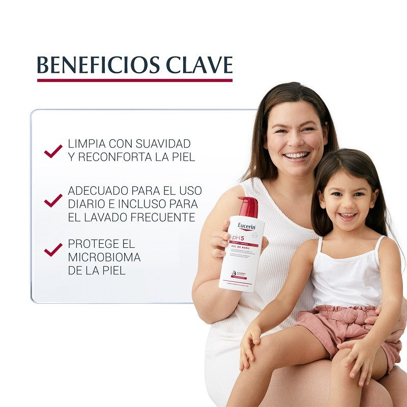 EUCERIN pH5 Gel de Baño Piel Seca y Sensible 400ml-3