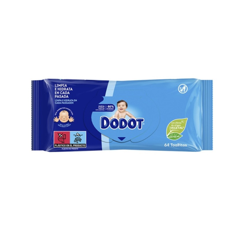 DODOT Toallitas para Bebés x64 Unidades-1