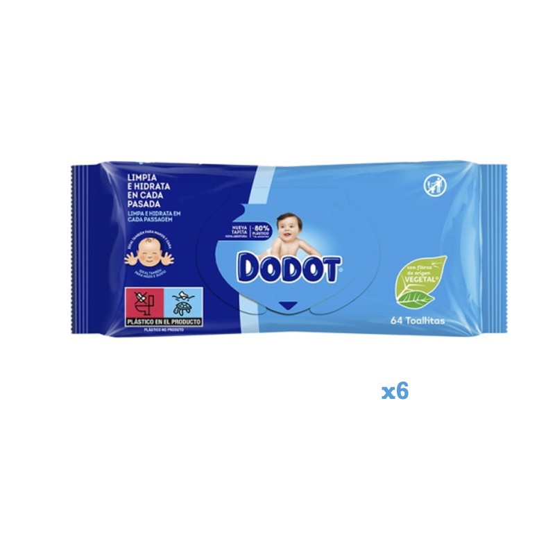 DODOT Toallitas para Bebés 6x64 (384 Unidades)-2