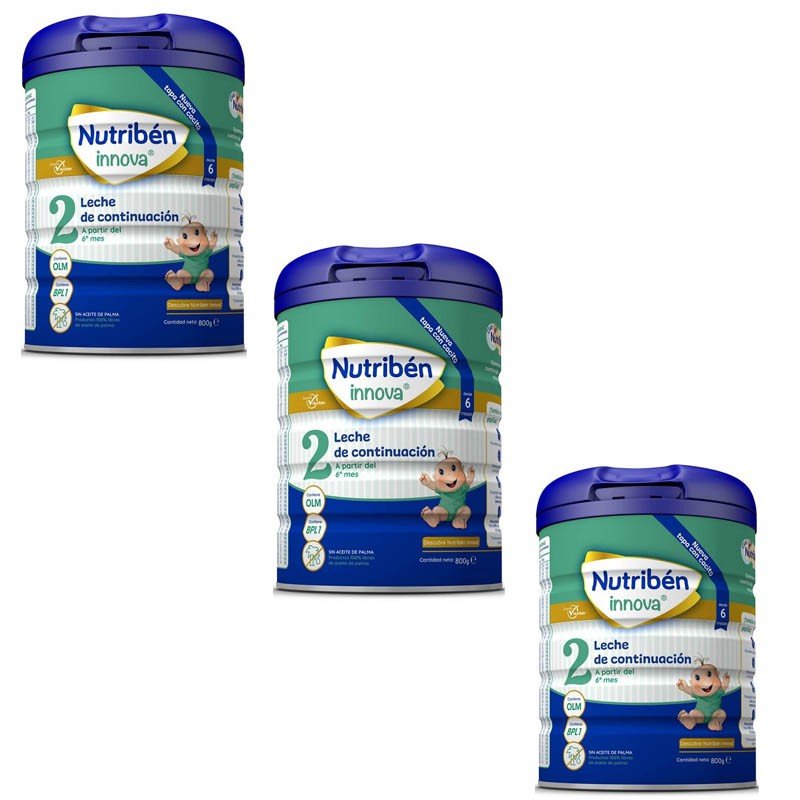 NUTRIBEN Innova 2 Leche de Continuación Pack 3x800gr-1