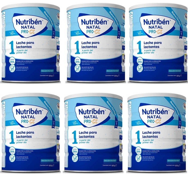NUTRIBÉN Natal 1 - Pro Alfa Pack 6x800G-1