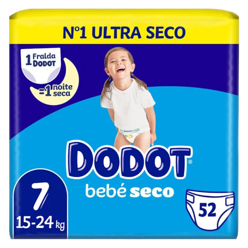 Dodot Bebé Seco Jumbo Pack Talla 7- 52uds-1