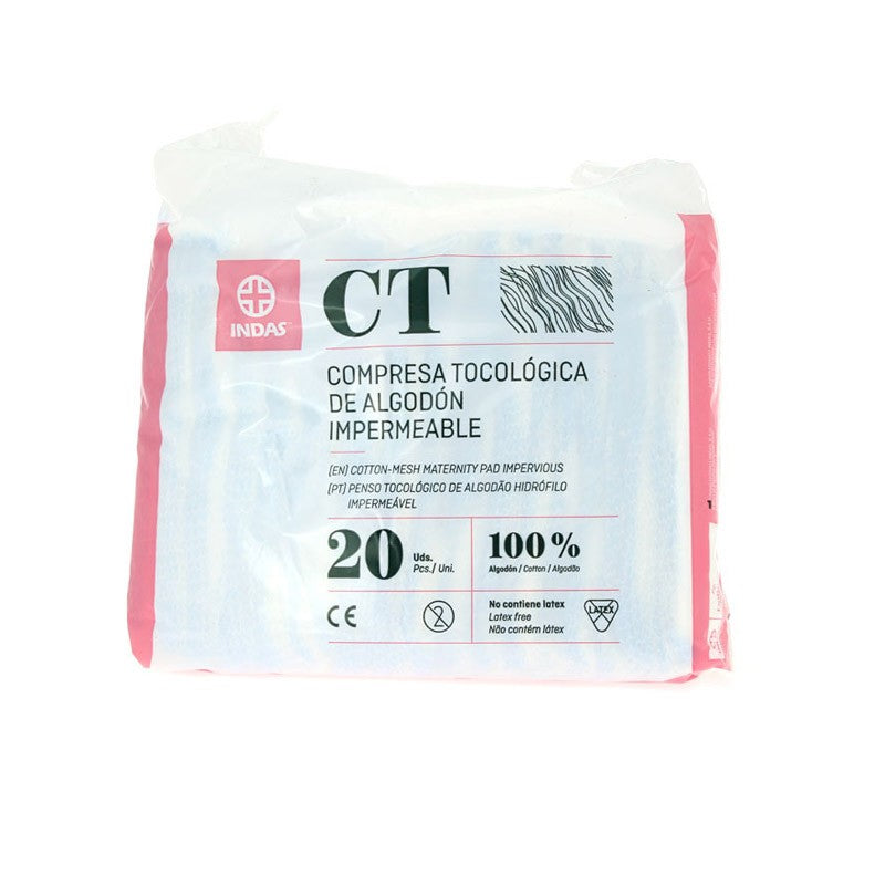 Maternity Compresa Tocológica de Algodón 20 uds-1