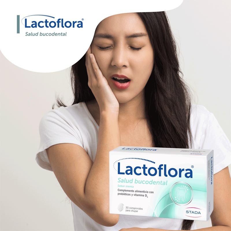 LACTOFLORA Salud Bucodental Sabor Menta 30 Comprimidos-6