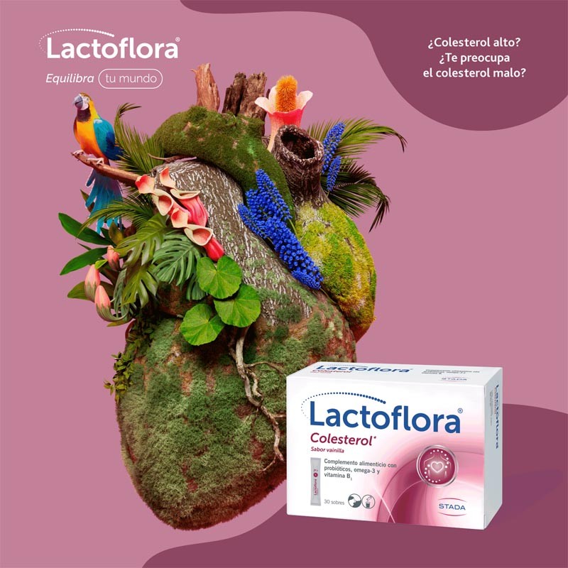 LACTOFLORA Colesterol sabor Vainilla 30 sobres-6