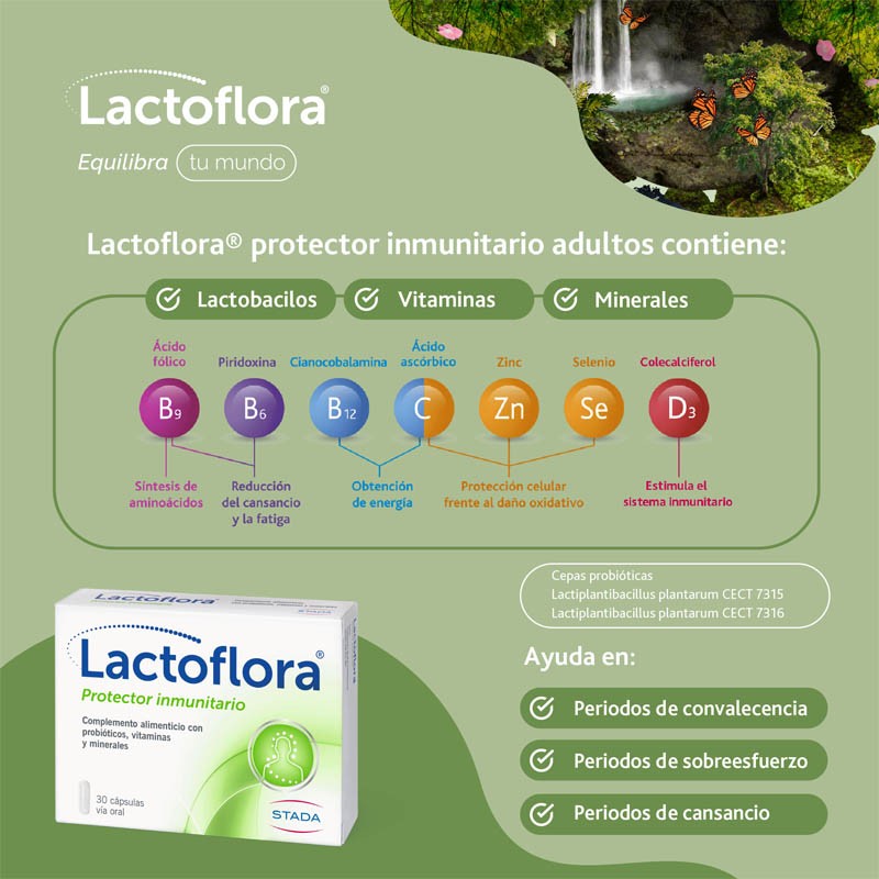 LACTOFLORA Protector Inmunitario Adultos 30 Cápsulas-3