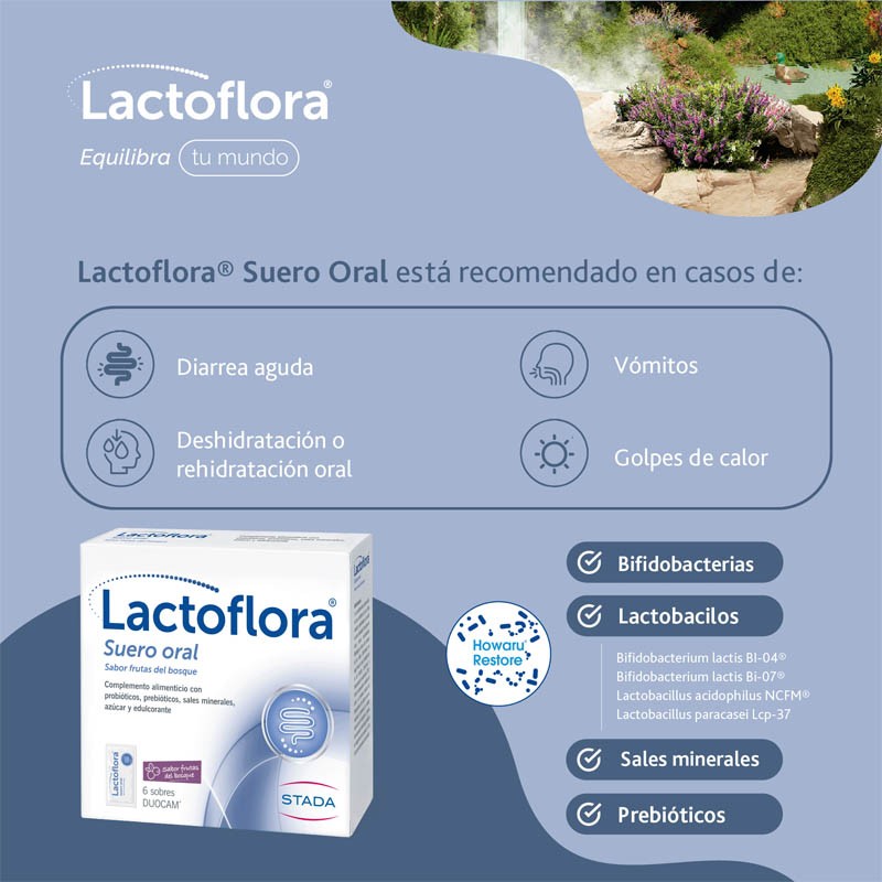 LACTOFLORA Suero Oral 6 Sobres-3