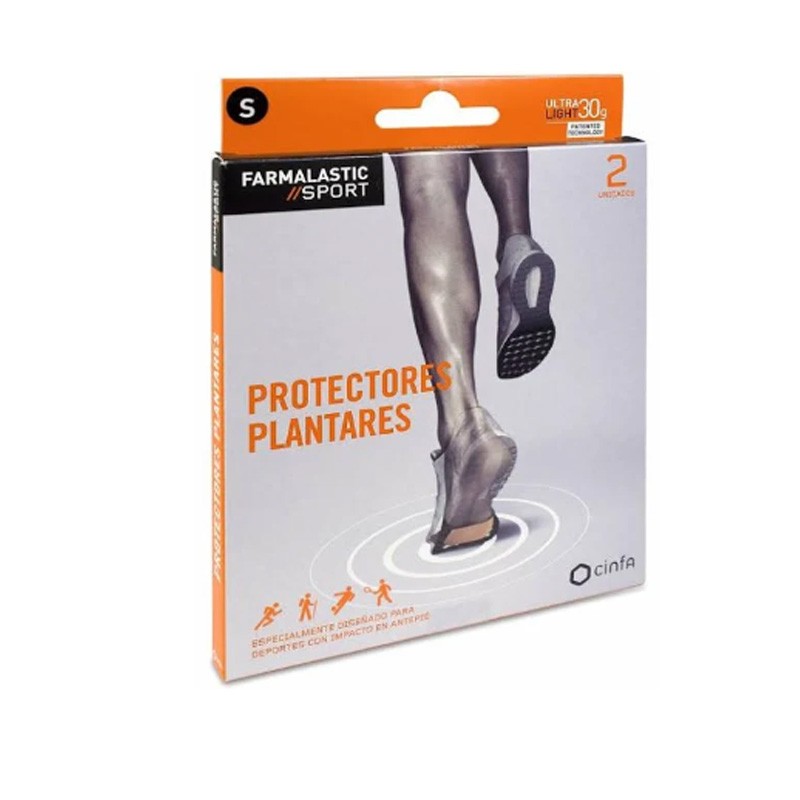 FARMALASTIC Sport Protectores Plantares Talla S 2 Unidades-1