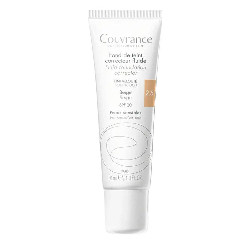 Avène Couvrance Maquillaje Fluido Beige Nº2,5 SPF20-1