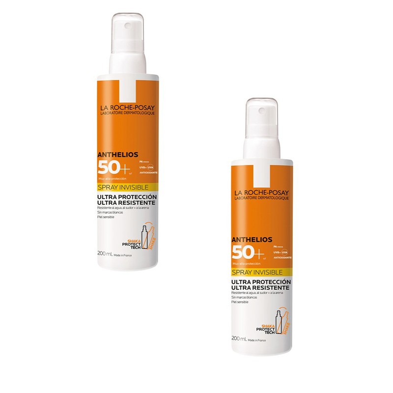 ANTHELIOS XL Shaka Fluido Invisible Spray Ultra Ligero SPF50+ LA ROCHE POSAY Duplo 2x200ml-1