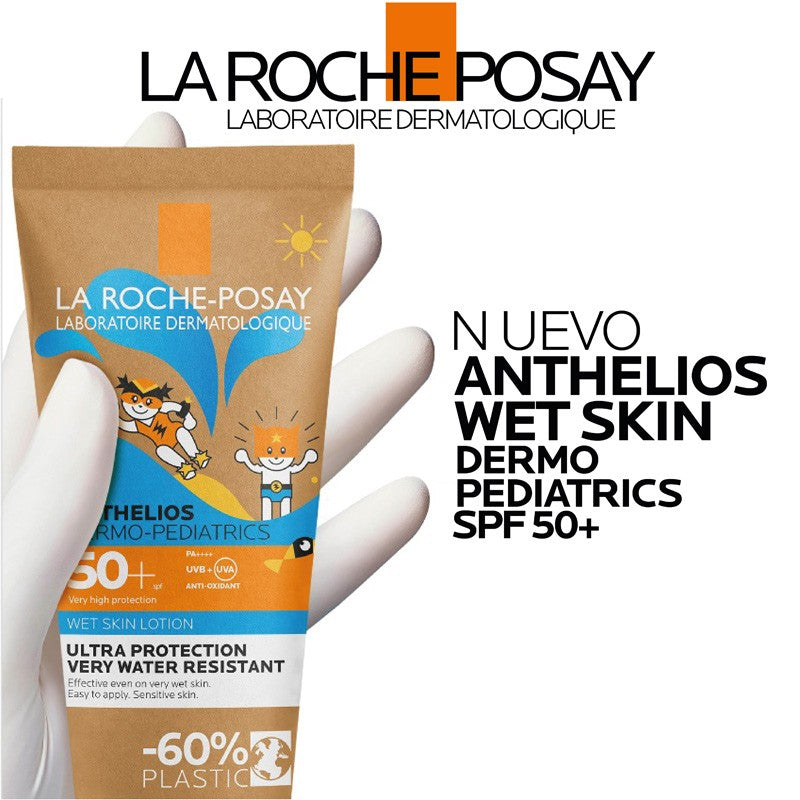 ANTHELIOS Dermo-Pediatrics Wet Skin Lotion SPF50+ LA ROCHE POSAY Duplo 2x200ml-4