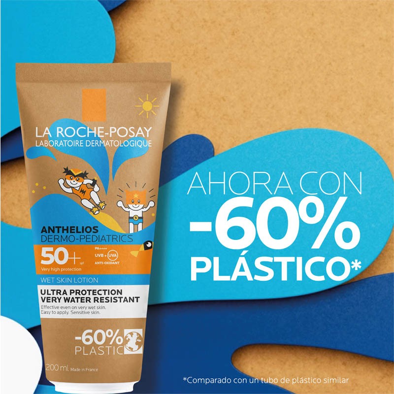ANTHELIOS Dermo-Pediatrics Wet Skin Lotion SPF50+ LA ROCHE POSAY Duplo 2x200ml-14