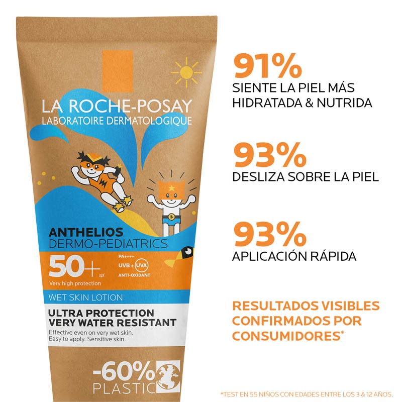 ANTHELIOS Dermo-Pediatrics Wet Skin Lotion SPF50+ LA ROCHE POSAY Duplo 2x200ml-15