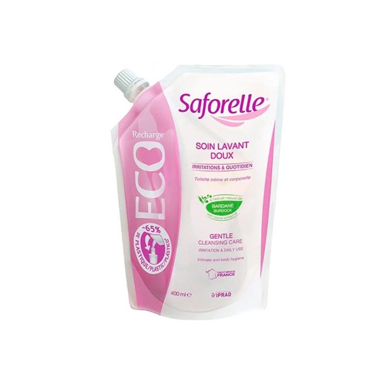 Saforelle Recarga ECO Gel Íntimo Activo 400ml-1