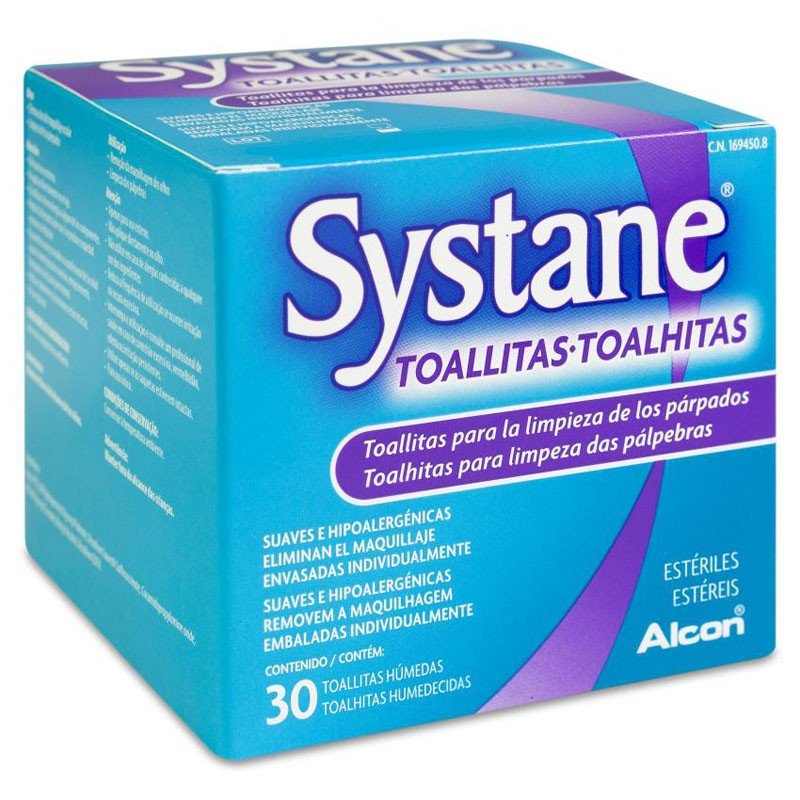 SYSTANE Toallitas Húmedas Limpieza Párpados 30UDS-1