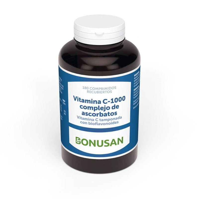 Bonusan Vitamina C-1000 Complejo De Ascorbatos 180 Comprimidos-1