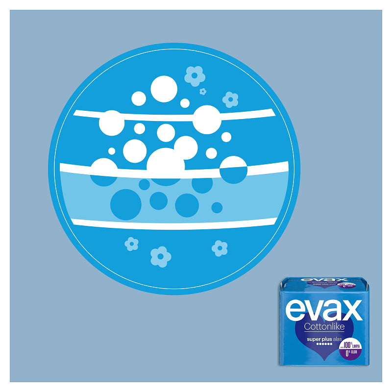 EVAX Cottonlike Super Plus Alas Quatripack 3+1 40 uds-5