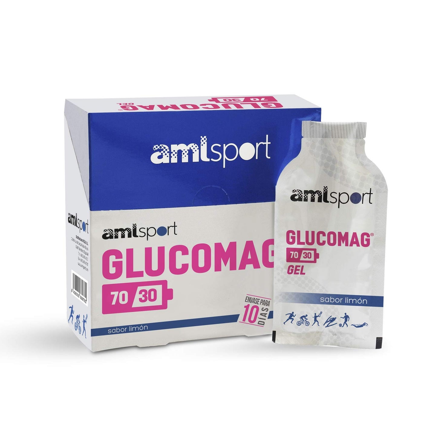 Amlsport Glucomag 70/10 Gel 30ml x 10 sobres-1