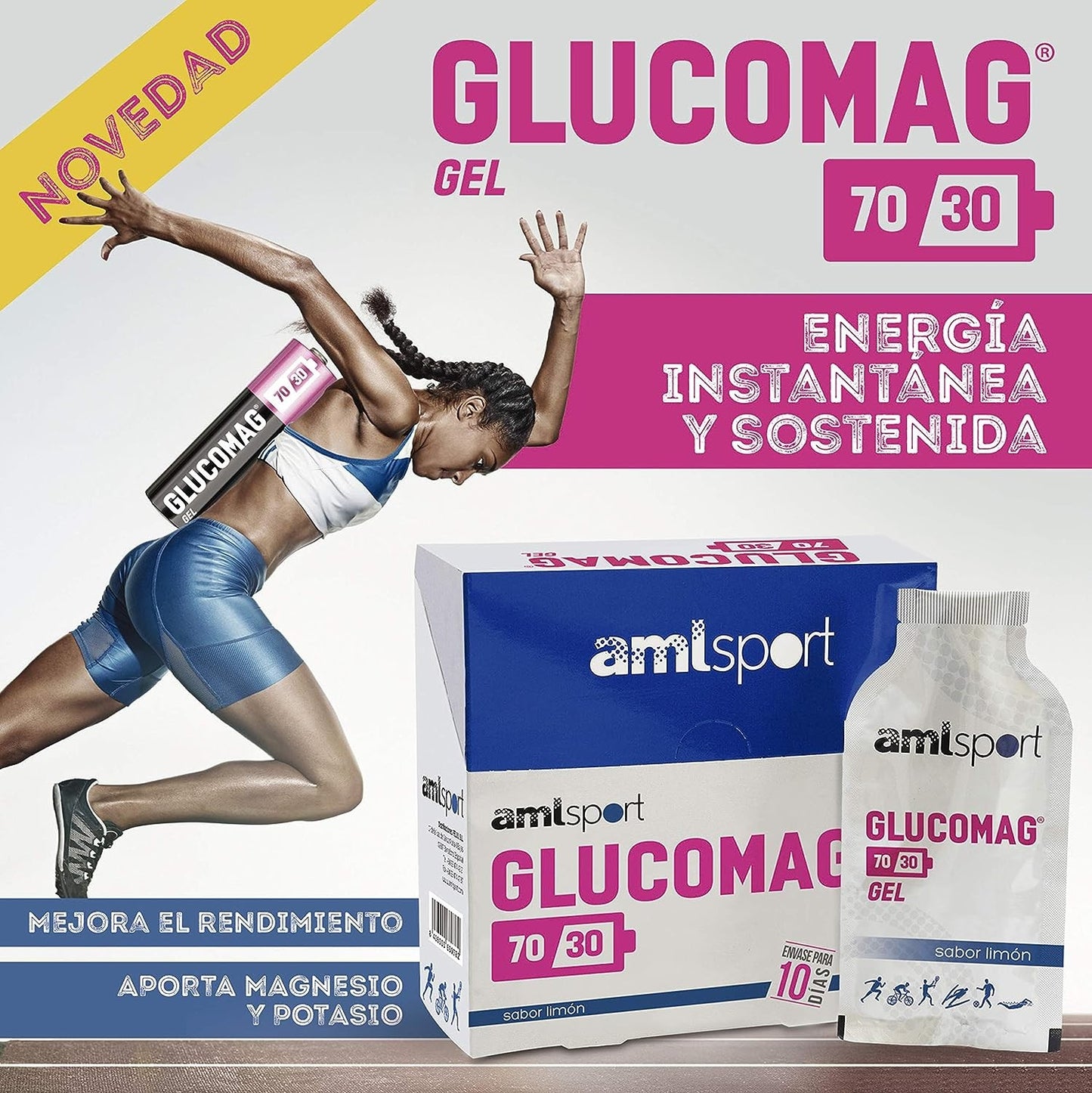 Amlsport Glucomag 70/10 Gel 30ml x 10 sobres-3