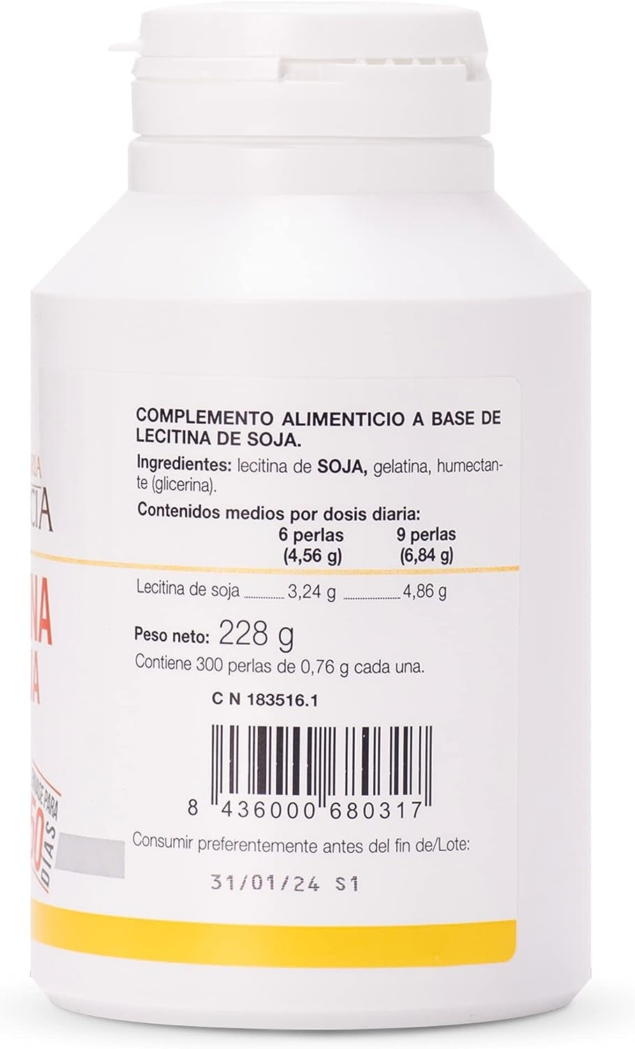 Lajusticia Lecitina 300 Perlas-2
