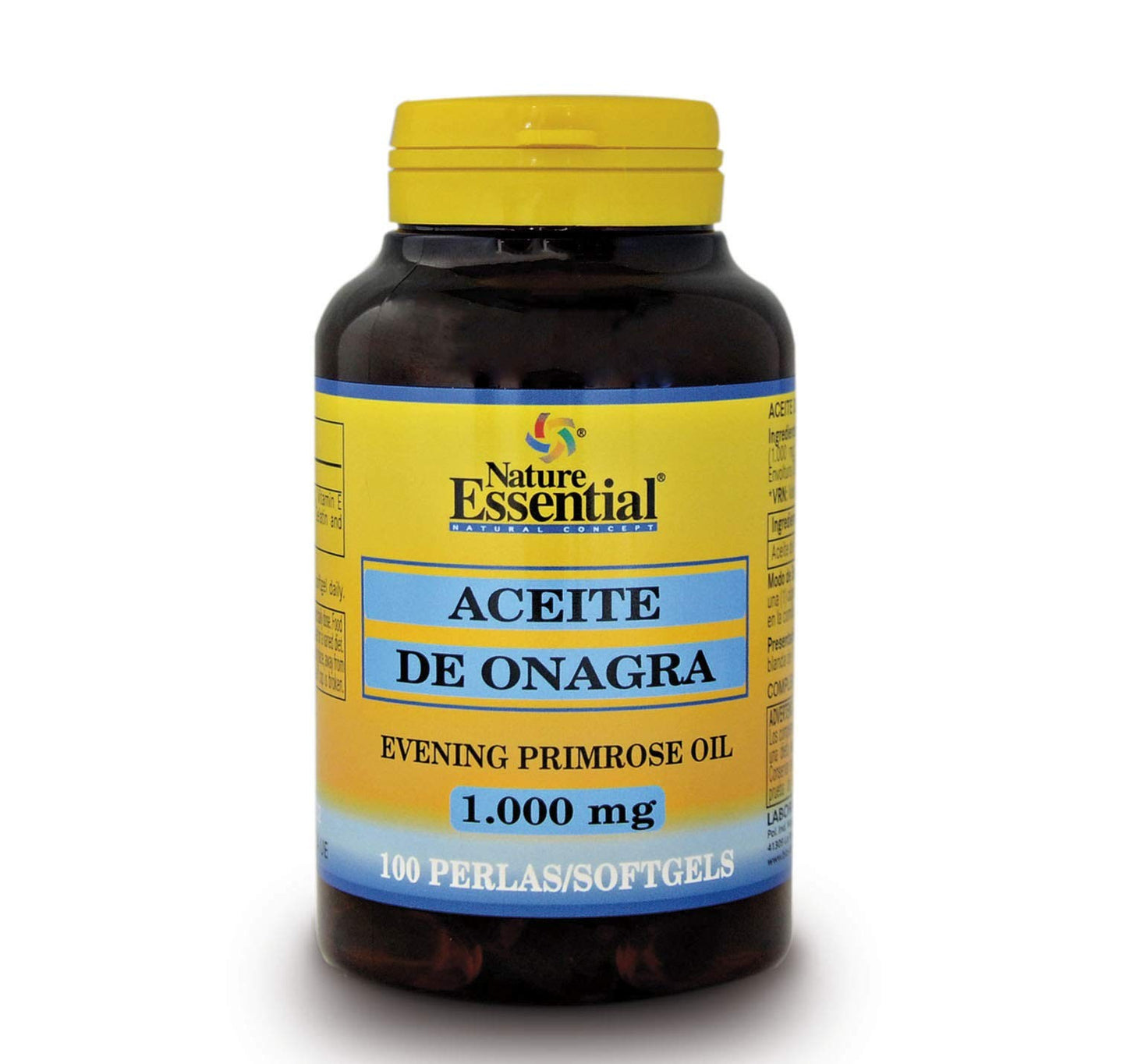 Nature Essential Aceite De Onagra 1000 Mg (10% Gla) 100 Perlas-1
