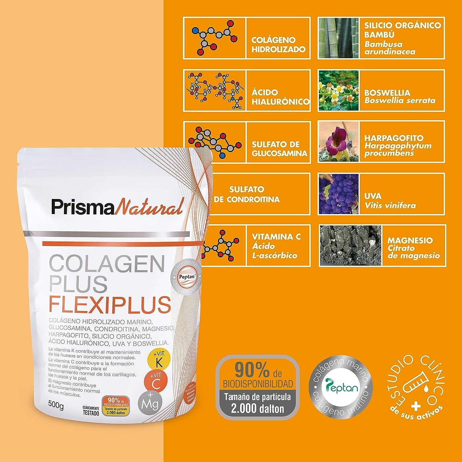 Prisma Natural Doy Pack Colagen Plus Flexi Plus 500 g-4