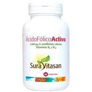 Sura Vitasan Acido Folico Activo 1000 Microgramos 60 Comprimidos-1