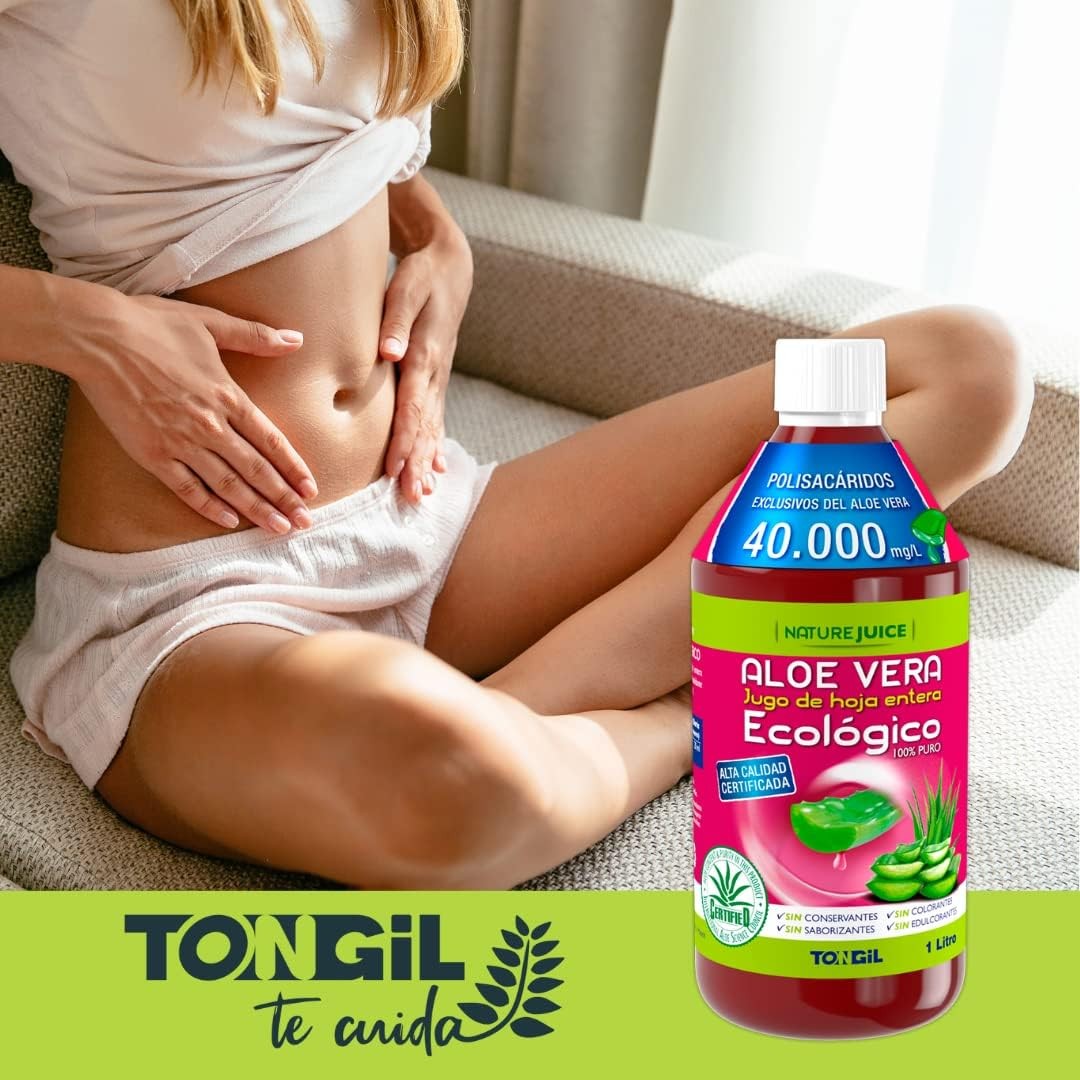 Tongil Aloe Vera Ecologico 100% Puro 1 Litro-3