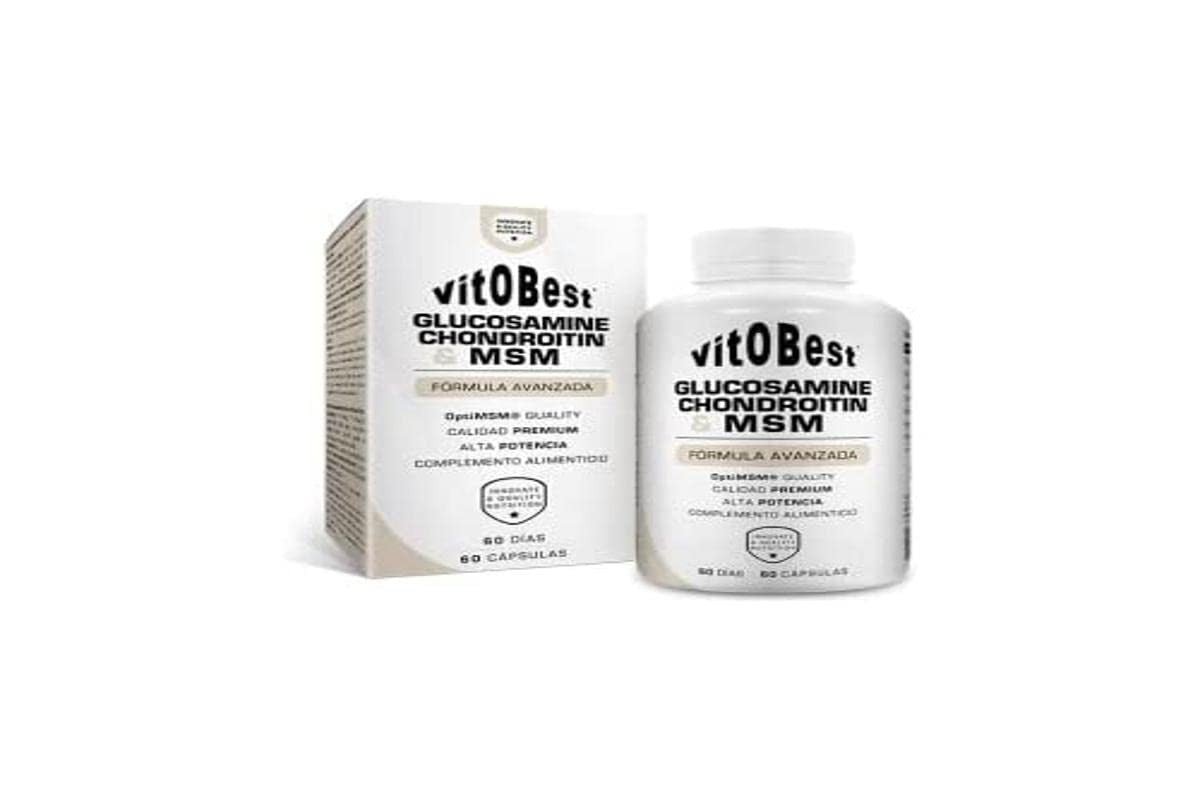 Vit.O.Best Glucosamina + Condroitina + Msm 60 Cápsulas-1