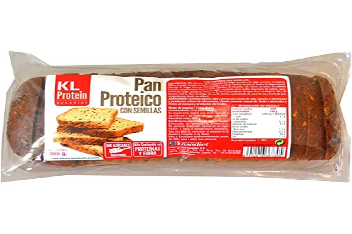 Ynsadiet Pan Proteico con Semillas KL Protein 365g-2