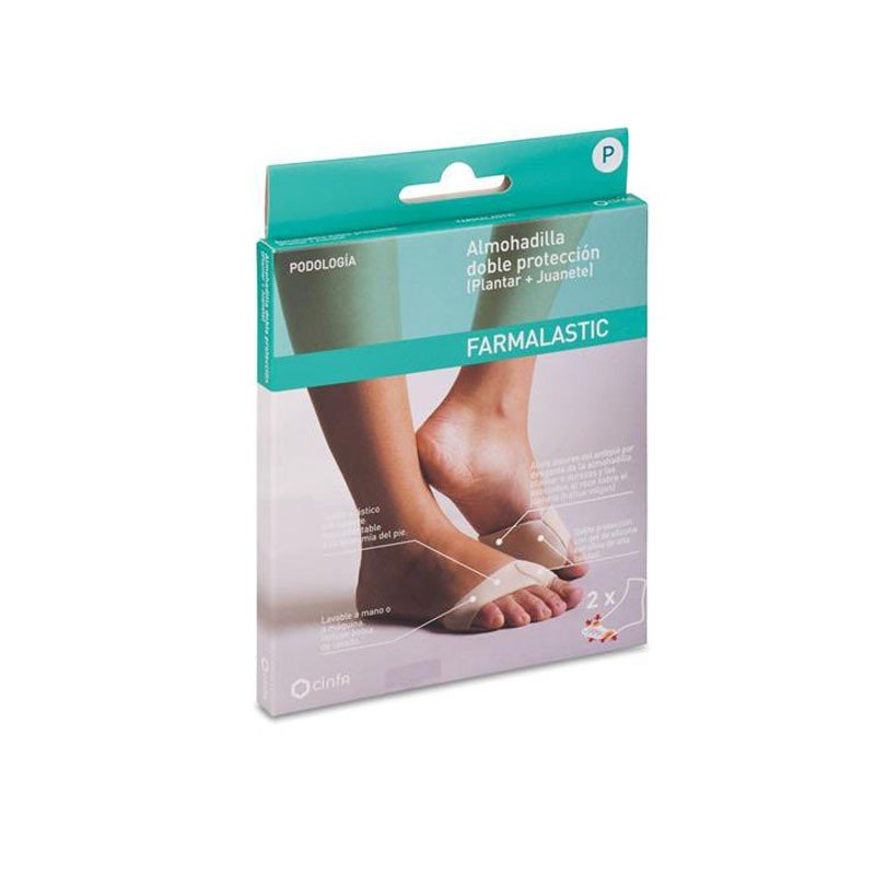 FARMALASTIC Almohadilla Doble Protección Talla Pequeña 2 Unidades-1