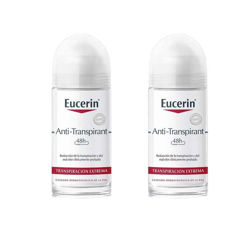 EUCERIN Déodorant Anti-Transpirant Roll-On 48h DUPLO 2x50ml