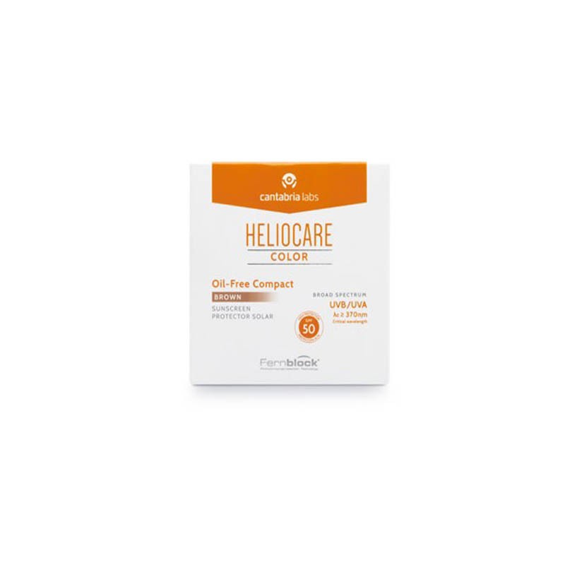 HELIOCARE Color Compacto Oil Free Brown SPF50 (10g)-1
