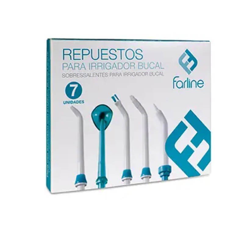FARLINE Recambios Irrigador Bucal de Mesa 7 Boquillas-1