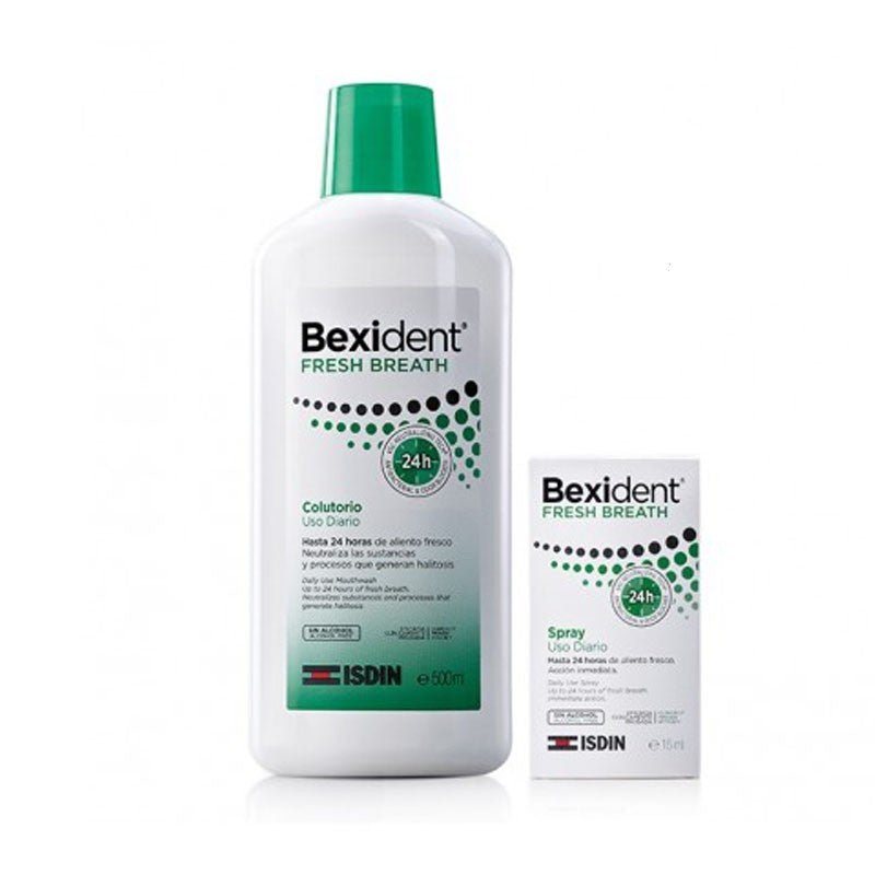 BEXIDENT Fresh Breath Colutorio 500ML + Spay Uso Diario 15ML-1