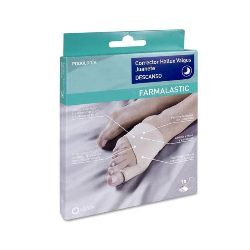 FARMALASTIC Protector Hallux Valgus Juanete Descanso Talla Grande-1