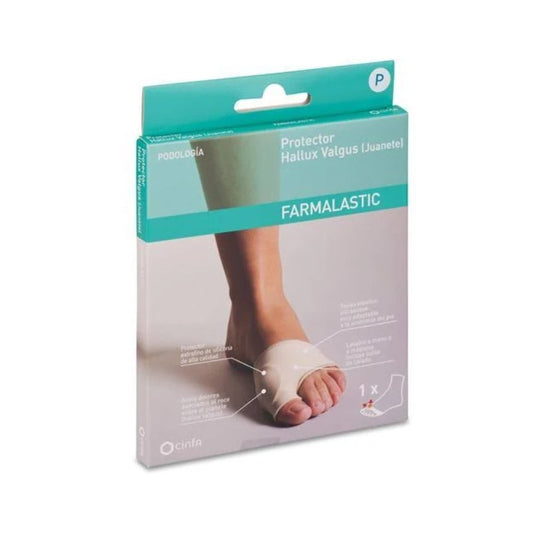 FARMALASTIC Protector Hallux Valgus Juanete Talla Pequeña-1