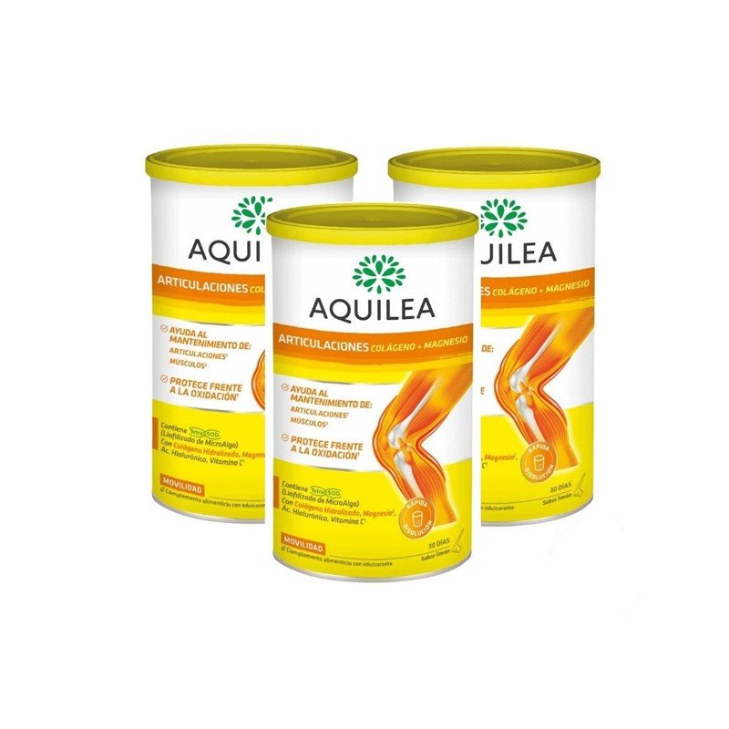 AQUILEA Colágeno y Magnesio Sabor Limón PACK 3x375g (2+1 de REGALO)-1