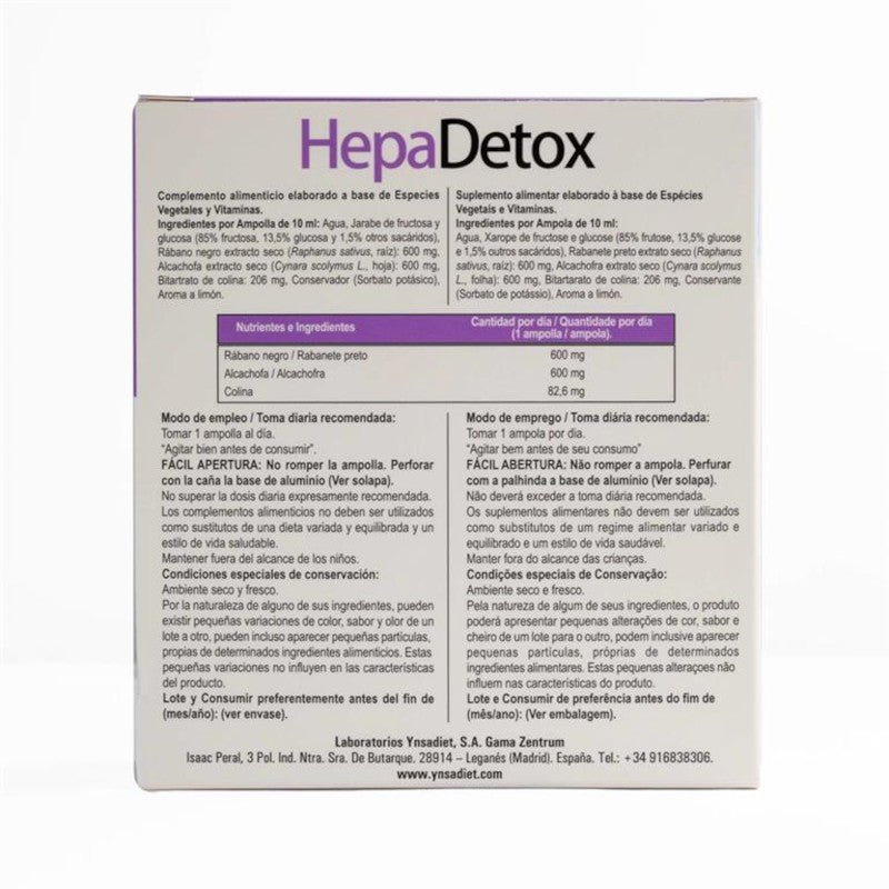 Zentrum Hepadetox 10 Ampollas-2