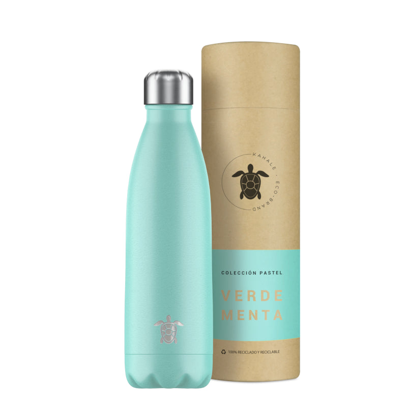 Kahale Botella Térmica Acero Inoxidable Verde Menta 500ml-1